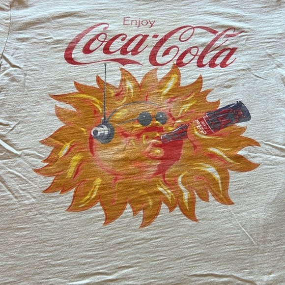 Lucky Brand Coca Cola Sunshine Graphic Tee - S - Picture 2 of 4